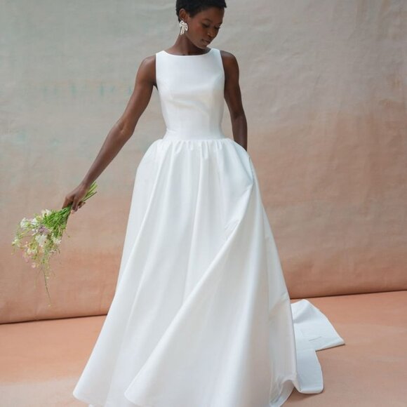 Jenny Yoo Audrey Wedding Gown Size 10 NEW - Picture 4 of 9